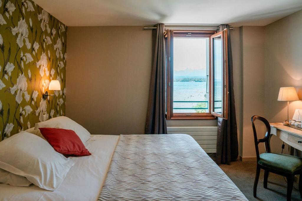 Hotel De La Plage Excénevex Eksteriør billede