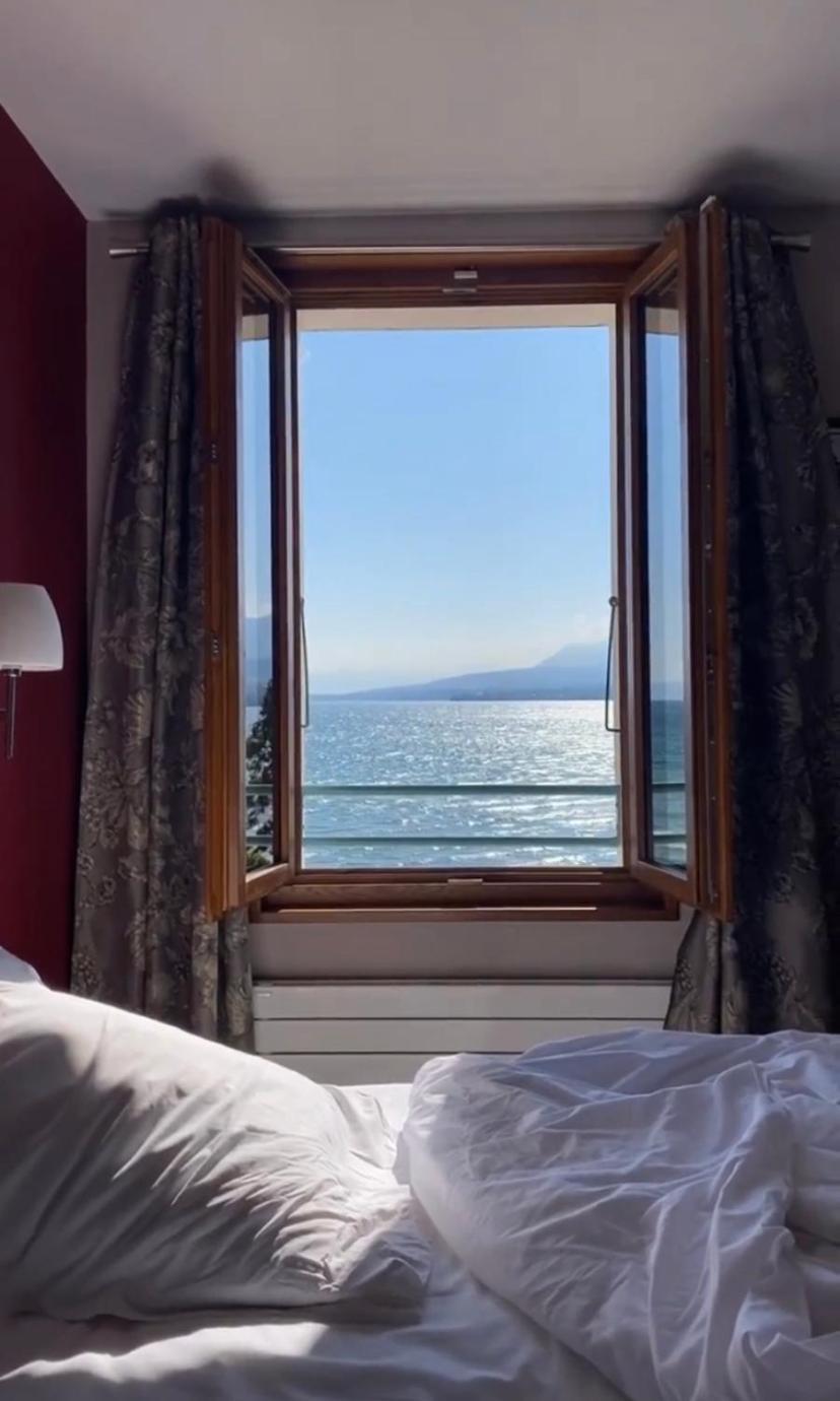 Hotel De La Plage Excénevex Eksteriør billede
